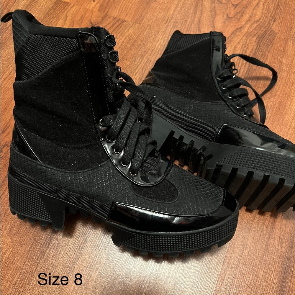 Black boots